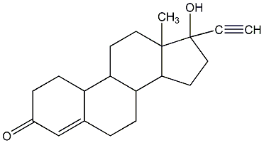 norethindrone structural formula